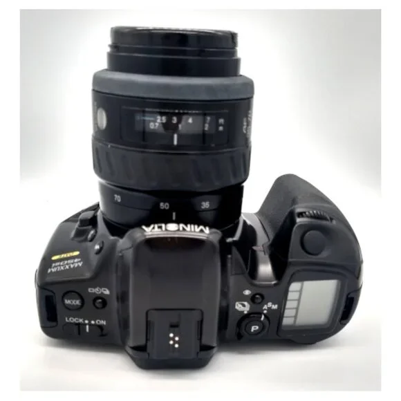 Shutterbug Alert!! 📸 Minolta Maxxum 450si Panorama SLR Camera Bundle